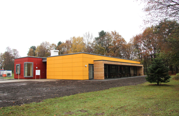 Gebäude der Kinderbetreung am Standort Osnabrück