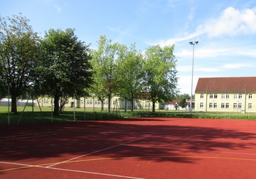 Sportplatz des Ankunftszentrums Fallingbostel