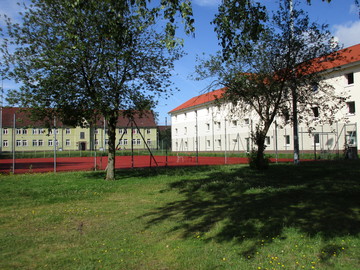 Sportplatz des Ankunftszentrum Fallingbostel